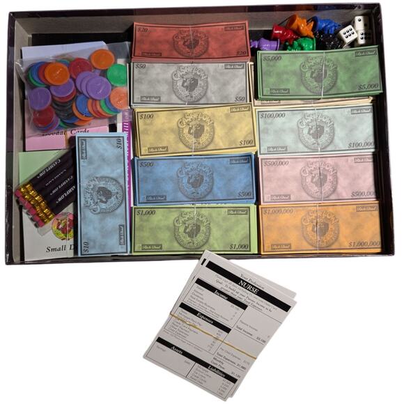 Cashflow 101 Rich Dad Poor Dad Robert Kiyosaki Investment Board Game Complete - Picture 5 of 5